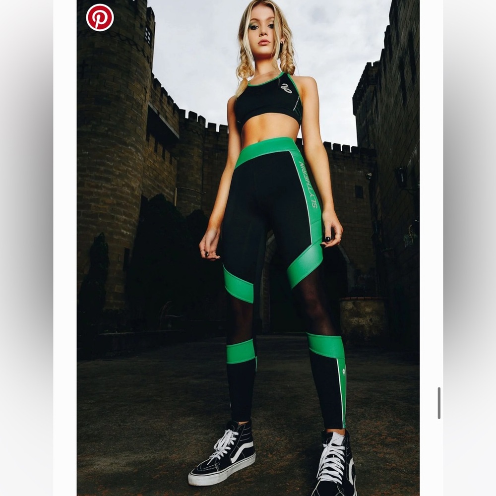 Blackmilk SLYTHERIN SPLICED NINJA PANTS